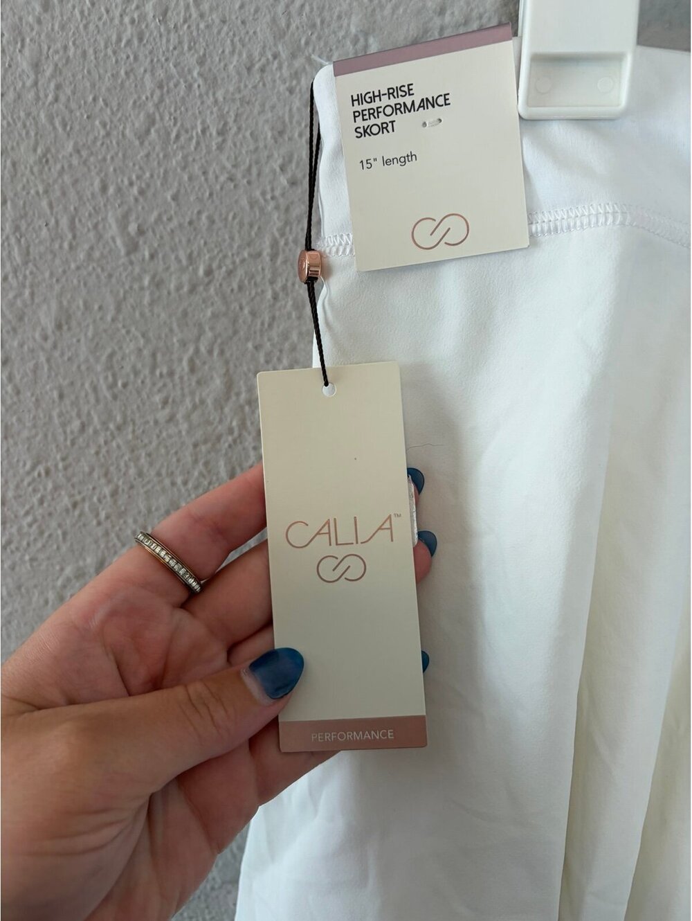 NWT Calia High Rise Performance Skort 15in length White size XL. $50 retail. Few - Picture 3 of 7